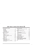 Saturn 2004 L-Series Specifications