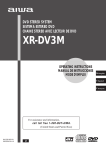 Aiwa XR-DV3M Operating instructions