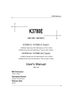 AMD K3780E User`s manual