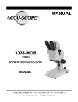 Accu-Scope 3078-HDR Specifications