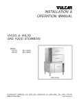 Vulcan-Hart VHL2G Specifications