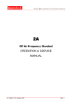 Quartzlock A5-12 Service manual