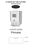 Coffee Queen Princess Service manual