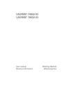 Electrolux LAVAMAT 76650 A3 User manual