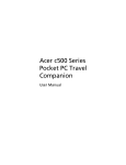 Acer S10 User manual