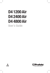 Profoto D4 2400 Air User`s guide