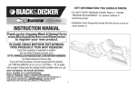 Black & Decker NLP1800 Instruction manual