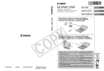 Canon CP600 User guide