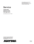 Maytag 111405-1 Service manual