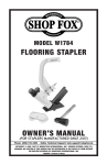 Woodstock SHOP FOX W1784 Instruction manual