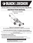Black & Decker CM1936ZF2 Instruction manual
