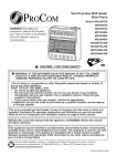 Procom MD100TBA Owner`s manual