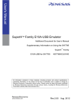 Renesas SuperHTM Family SH72543R User`s manual