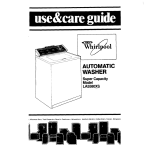 Whirlpool LA558OXS Operating instructions