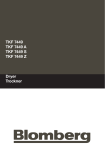 Blomberg TKF 7449 Z User manual