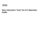 Epson 3 User`s guide