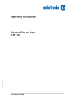 Colortronic CTT 1600 Operating instructions