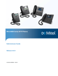 Mitel 6800i Series Installation guide