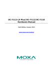 Moxa Technologies UC-7110 Hardware manual