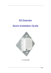 Z-Com R2 Extender Installation guide