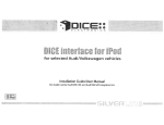 DICE Car Integration Kit for iPod Installation guide