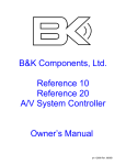 B&K p/n 12698 Owner`s manual