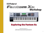 Roland Fantom-X Owner`s manual