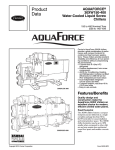 Carrier AQUAFORCE 30XW150-400 Product data