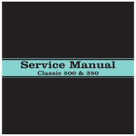 Royal Enfield Classic 350 Service manual