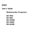 Epson EB-465i User`s guide