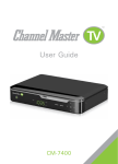 Channel Master CM-3000HD User guide