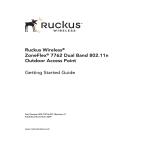 Ruckus Wireless ZoneFlex 7762-S User guide