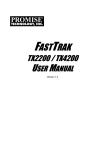 Promise Technology FastTrak TX2200 User manual
