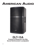 American Audio DLT-15A Specifications