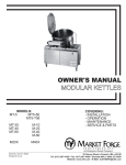 Market Forge Industries MT-60 Owner`s manual