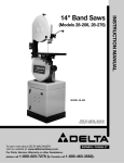 Delta 28-206 Instruction manual