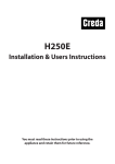 Installation & Users Instructions
