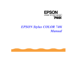 Epson Stylus Color 740i Specifications