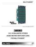 Altinex MULTI-TASKER MT110-101 Specifications