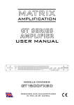 Matrix GT1500FXBD Specifications