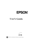 Epson ActionPC 6000 User`s guide