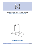 Electrolux RH30WC60GS Use & care guide