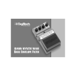 Bass Synth Wah Manual