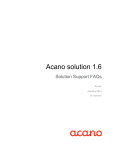 Acano Solution Datasheet