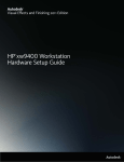 HP Xw9400 - Workstation - 16 GB RAM Setup guide