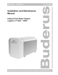 Buderus Logalux LT135/2 Technical information