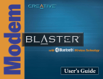 Creative Blaster v.92 External User`s guide
