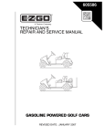 E-Z-GO TXT FREEDOM Service manual