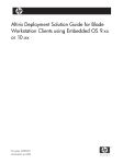 Altiris Deployment Solution Guide for Blade Workstation Clients