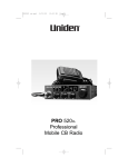 Uniden PRO520XL Technical information